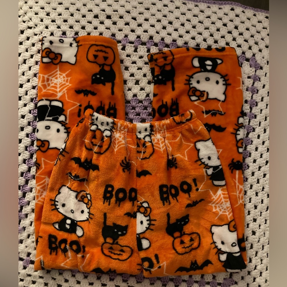 hello kitty halloween pj pants